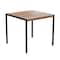 Flash Furniture Faux Teak Patio Set - 35" SQ Table & 2 Chairs XU-DG-810060362-GG - alternate 9